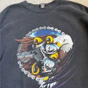 VINTAGE FROM LONDON Harley-Davidson Graphic Sweatshirt